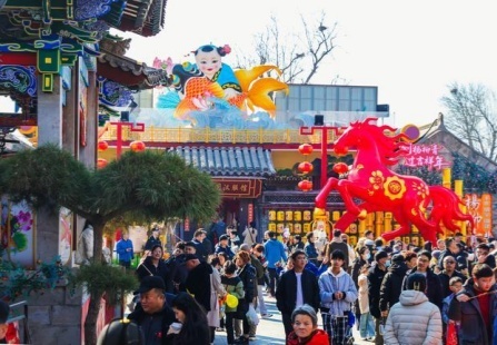 到楊柳青燈火漫步